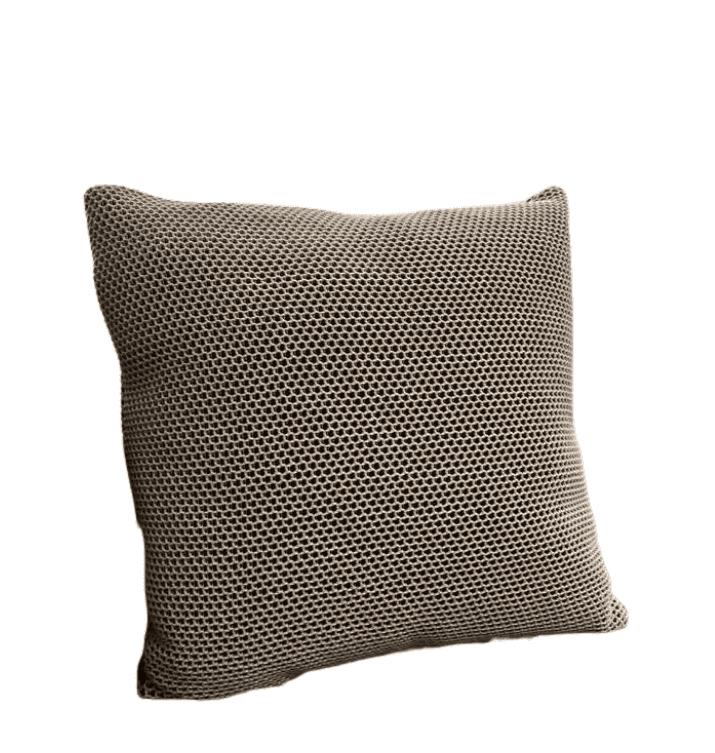 COJÍN DE PUNTO PANAL (50X50)NEW BLACK/SI