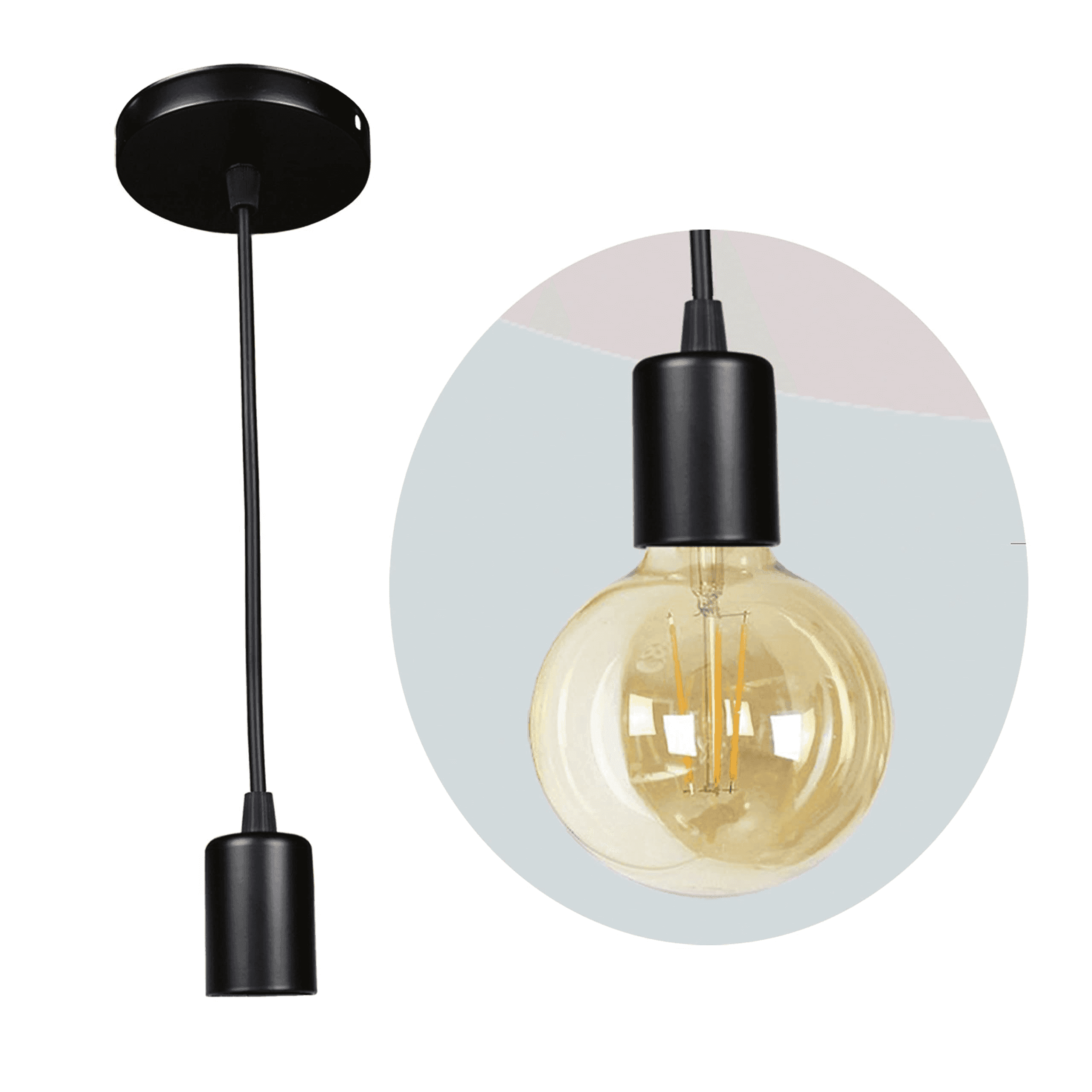 COLGANTE NEGRO 1*E27 (54.1137.NG)