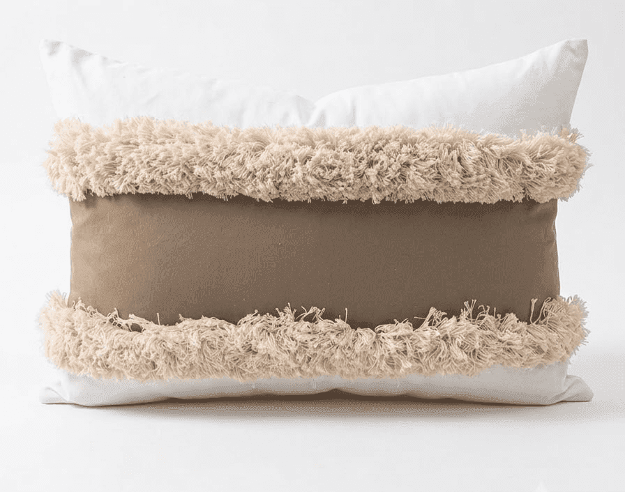 ALMOHADON RANIA BEIGE 60X40