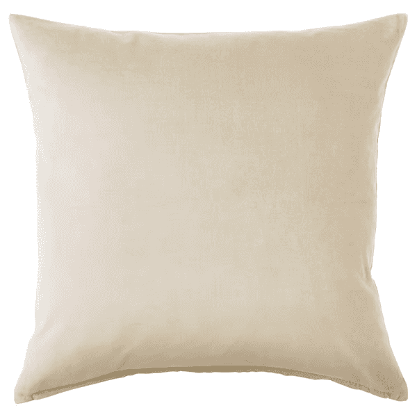 ALMOHADON LISO BEIGE CLARO 50X50