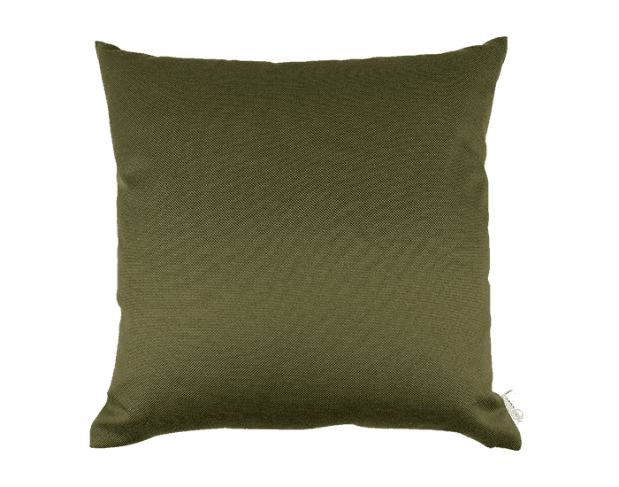 ALMOHADON LISA VERDE MUSGO  50X50